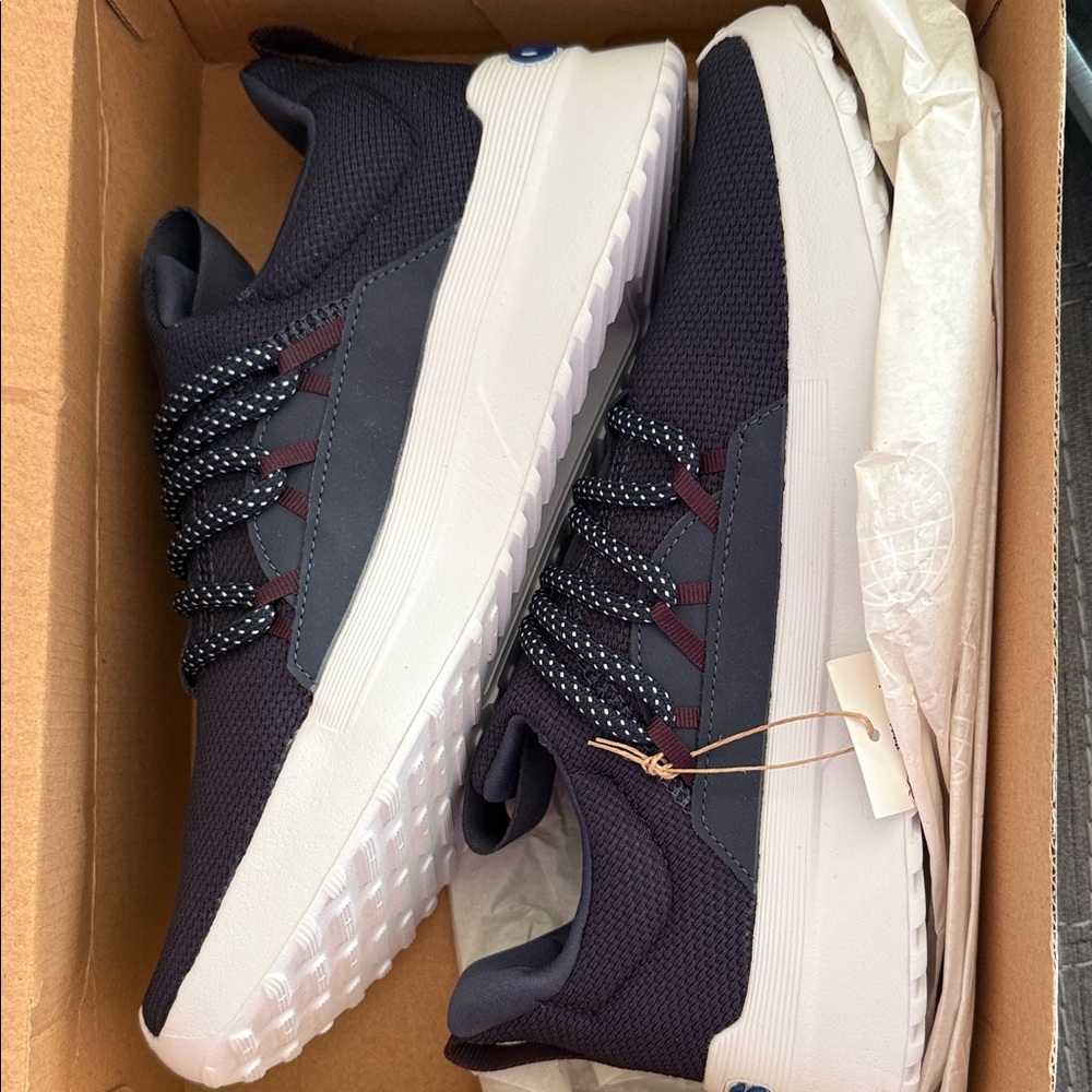 adidas navy and white Men's Sneakers